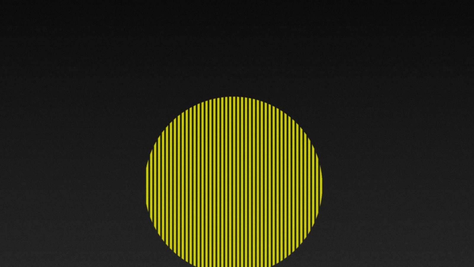 Yellow stripes on black