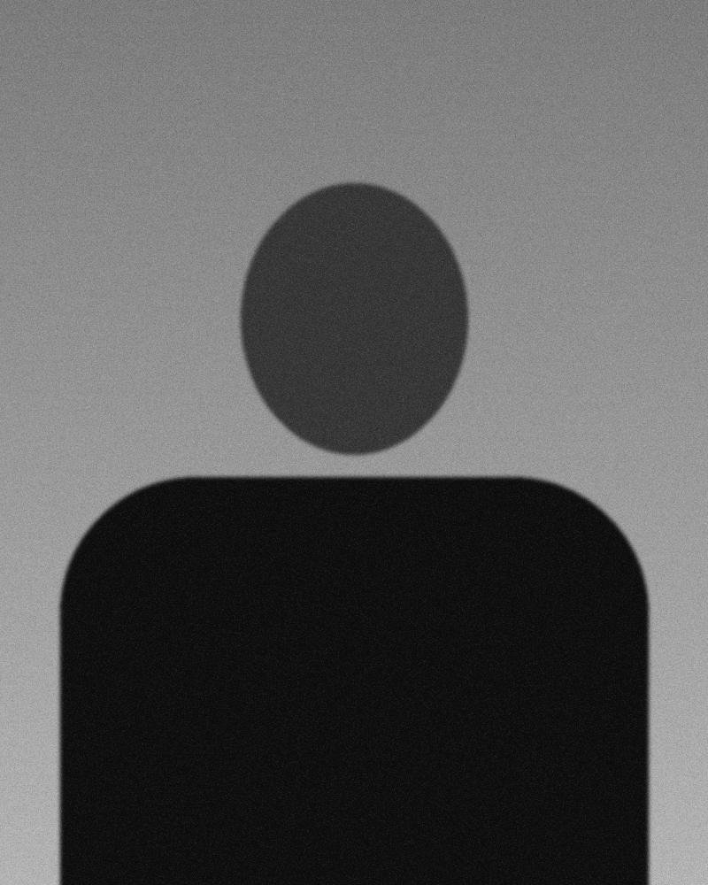 Team member 1, black and white portrait