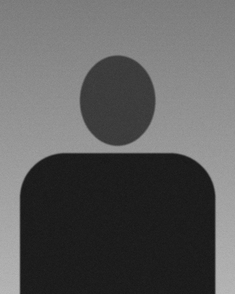 Team member 3, black and white portrait